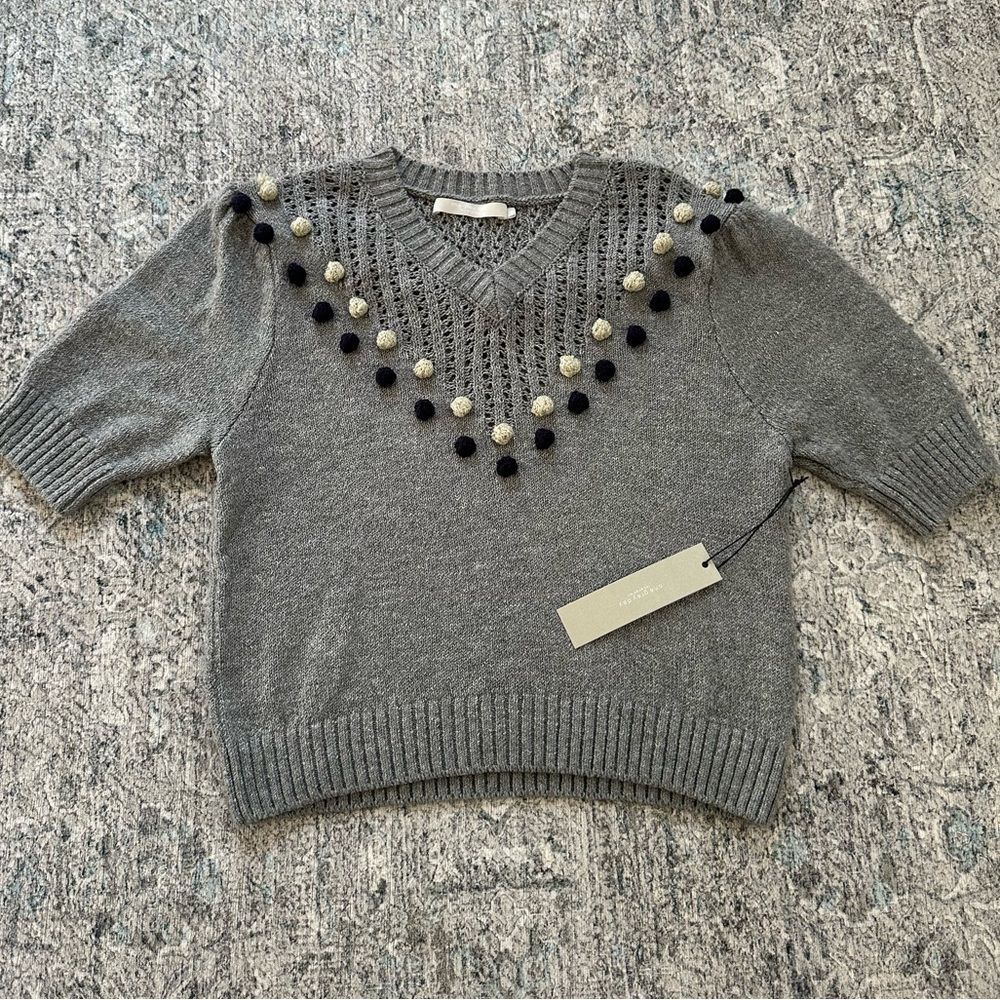 One Grey Day Björn Pullover Grey Goose Size S